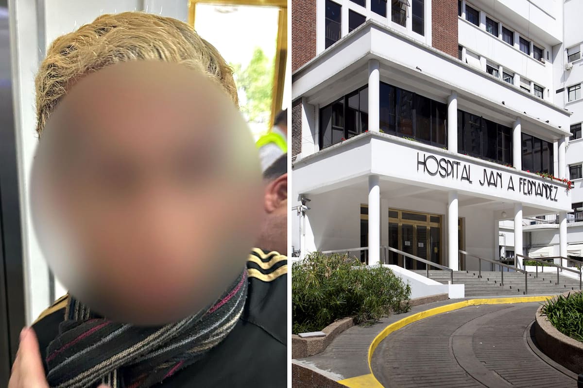 El detenido por abusar sexualemte a una empledad dentro del Hospital Fernández de Palermo
