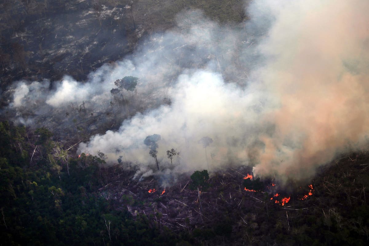 El devastador impacto de los incendios, cerca de Porto Velho, en el estado de Rondonia
