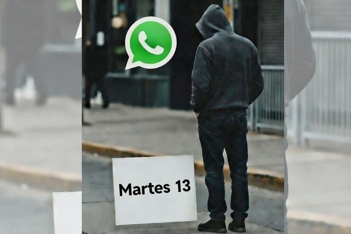 El día de la mala suerte puede expresarse en WhatsApp