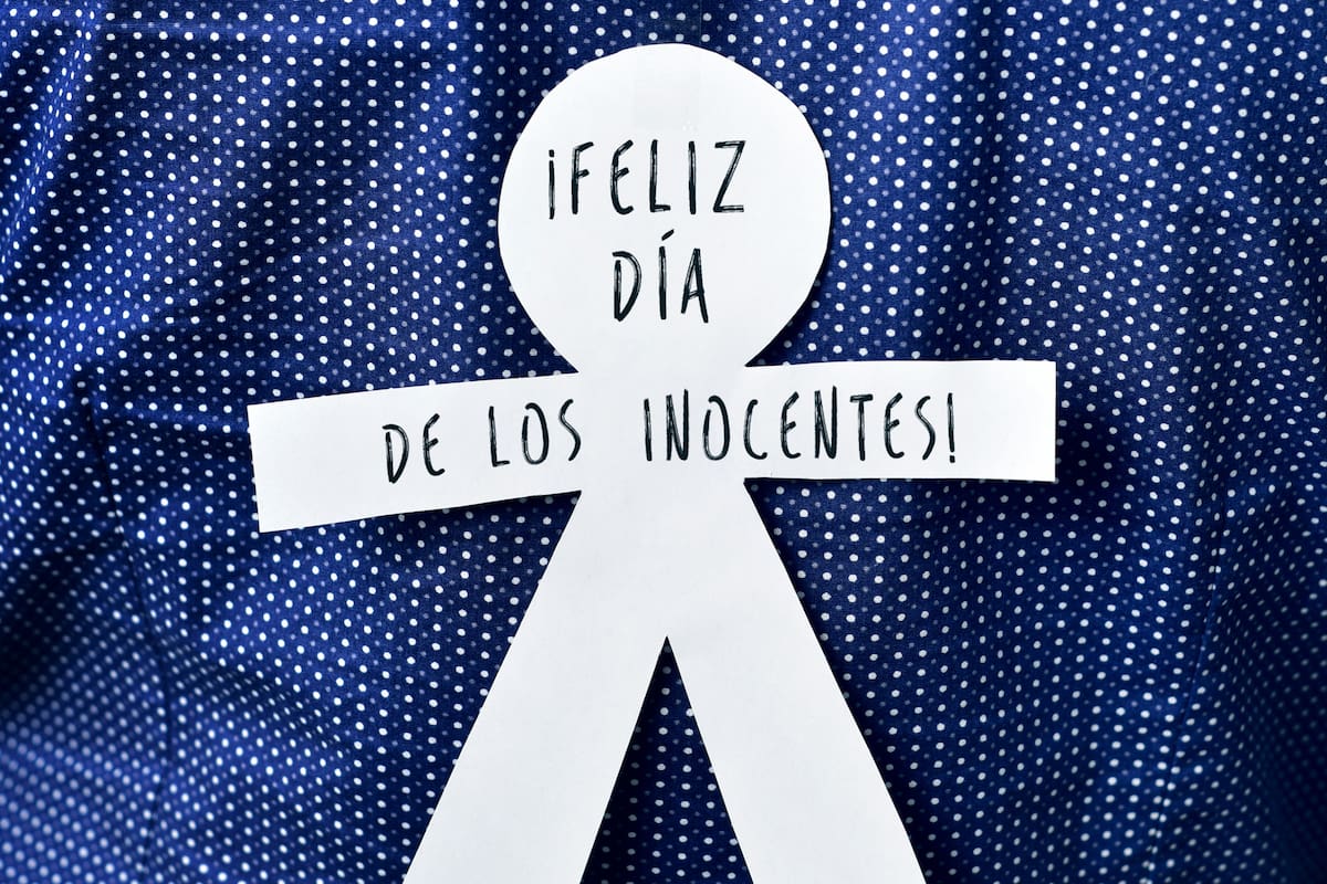 .El Día de los Inocentes se celebra el 28 de diciembre