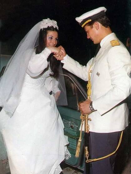 El día de su casamiento