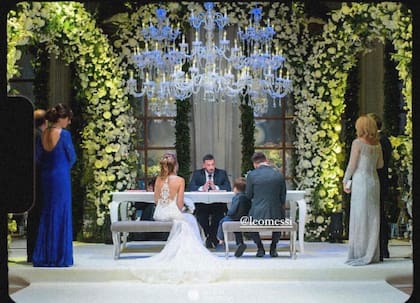 El día del casamiento de Leo Messi y Anto Roccuzzo
