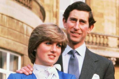 El día del compromiso entre Diana y Carlos