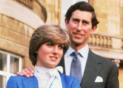 El día del compromiso entre Diana y Carlos