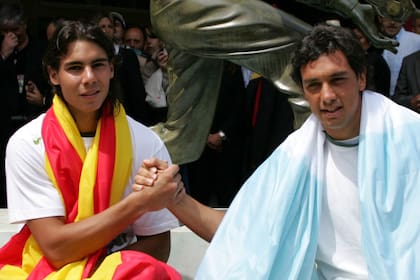 El día previo: Nadal y Puerta, en una de las postales de presentación de la final