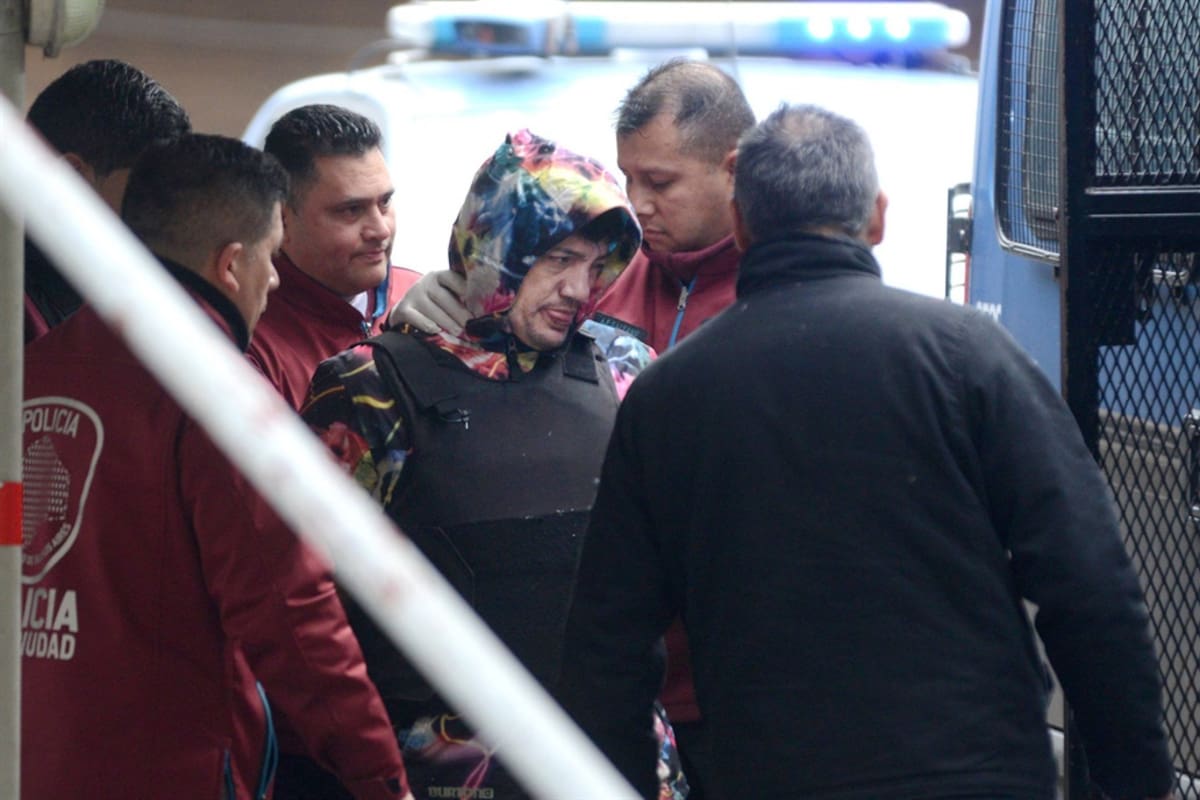 El día que el músico fue llevado a Tribunales para ser indagado