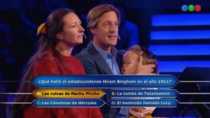 El día que participaron en "Quién quiere ser millonario"