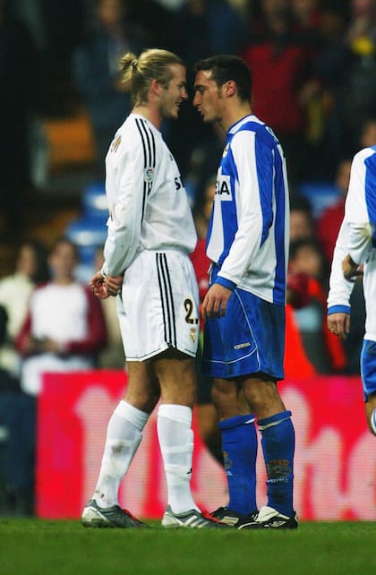 El día que Scaloni se peleó con Beckham en la cancha.