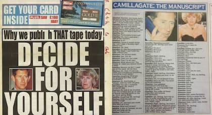 El diálogo entre los amantes fue publicado en tapa del Sunday Mirror en 1993. Veinte años después, la historia fue recreada en el quinto capítulo de la quinta temporada de The Crown