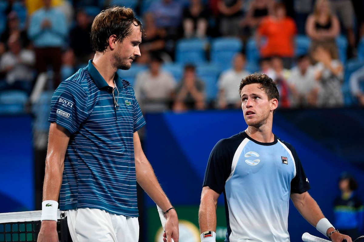 El diálogo final de Schwartzman con Medvedev, después de haber vivido momentos de tensión
