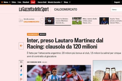 El diario italiano
