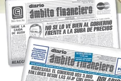 El diario Ámbito Financiero anunció que dejará de imprimir el diario en papel.