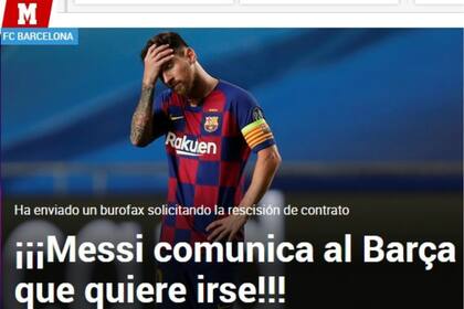 El diario Marca y la sorpresa en el título de se portada
