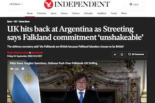 Así reflejó la prensa inglesa el discurso de Milei en cadena nacional