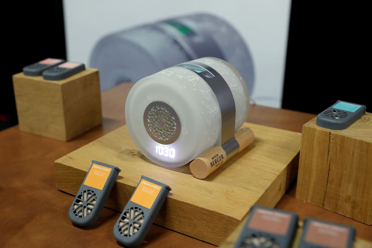 El difusor y reloj despertador de Maison Berger presentado en la CES 2020