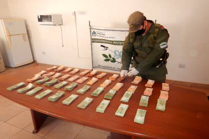 El dinero fue encontrado en Salvador Mazza