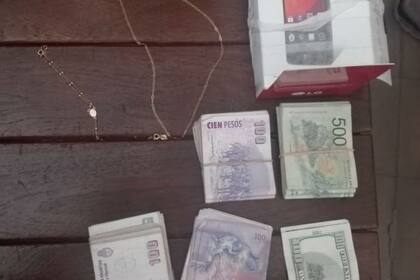 El dinero que se encontró en la casa de Lara