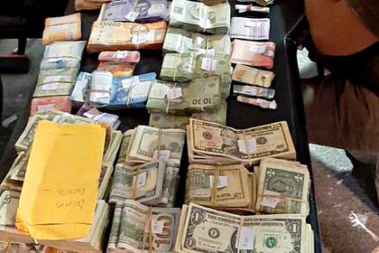 .El dinero secuestro en allanamientos a una organización de lavado de dinero narco