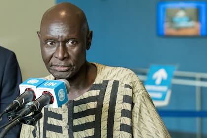 El diplomático ugandés Olara Otunnu, candidato a secretario general de la ONU.