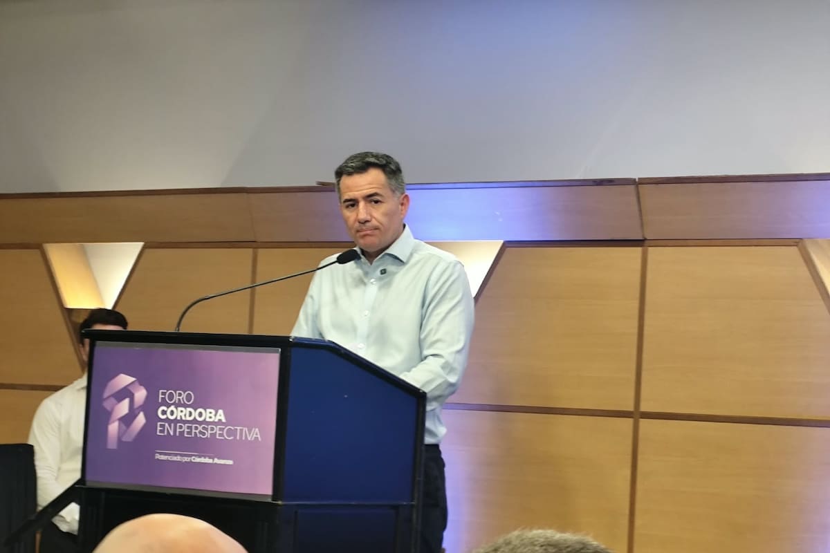 El diputado de LLA, durante la cumbre libertaria en Córdoba