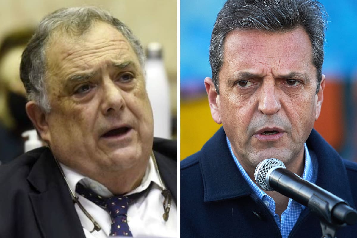 El diputado de Unión por la Patria Eduardo Valdés y el ministro de Economía Sergio Massa