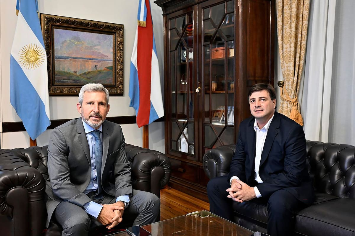 El diputado Francisco Morchio junto al gobernador de la provincia de Entre Ríos, Rogelio Frigerio