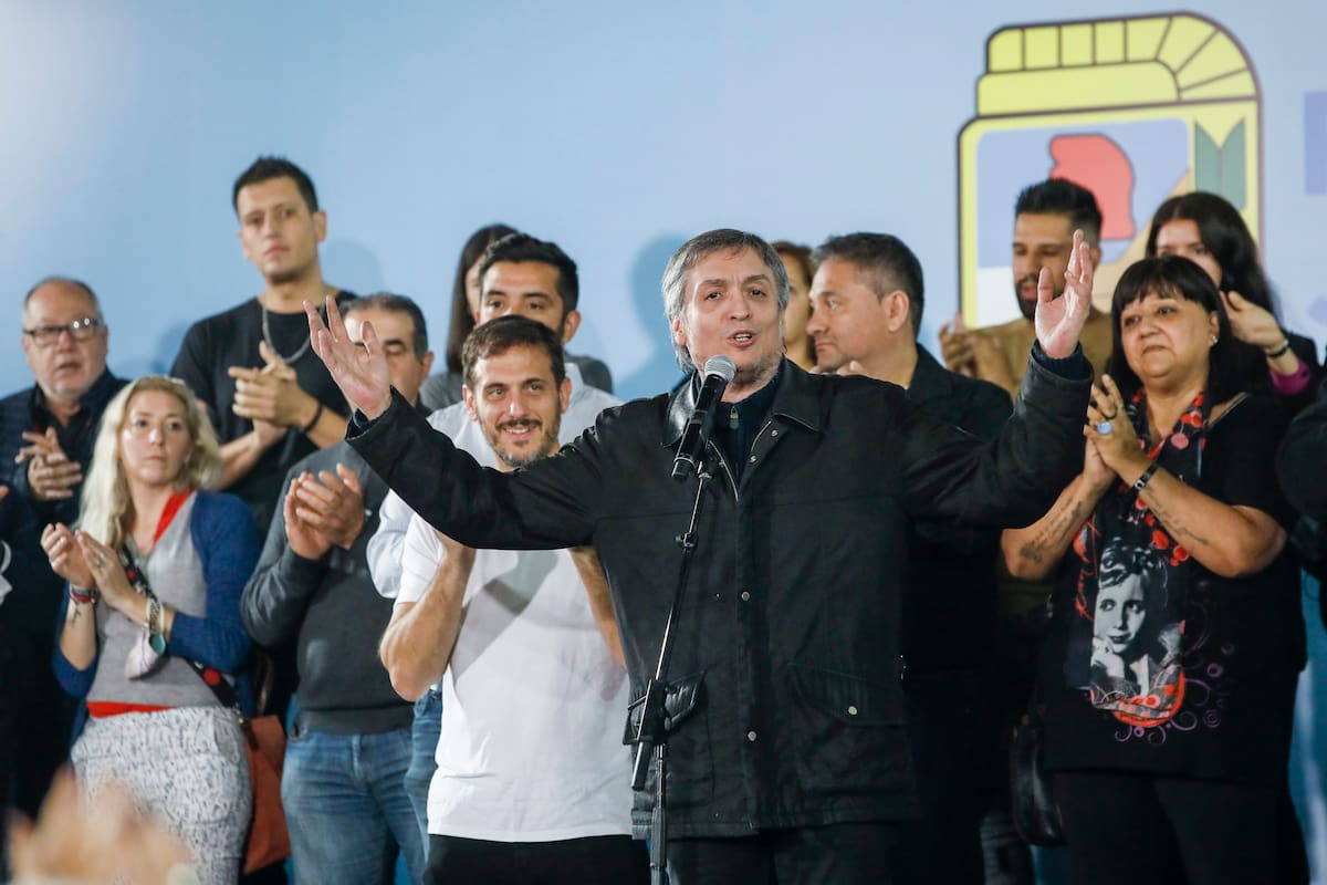 El diputado Máximo Kirchner, uno de los protagonistas de la interna oficialista