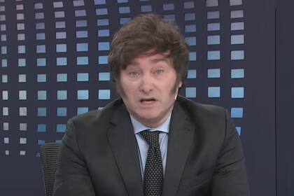 El diputado nacional Javier Milei en el programa +Nacion de LN+