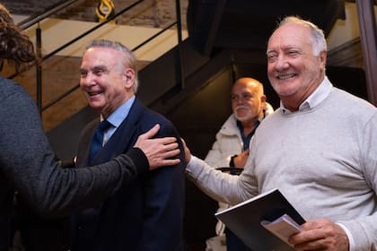 El diputado Pichetto, sonriente en APOC