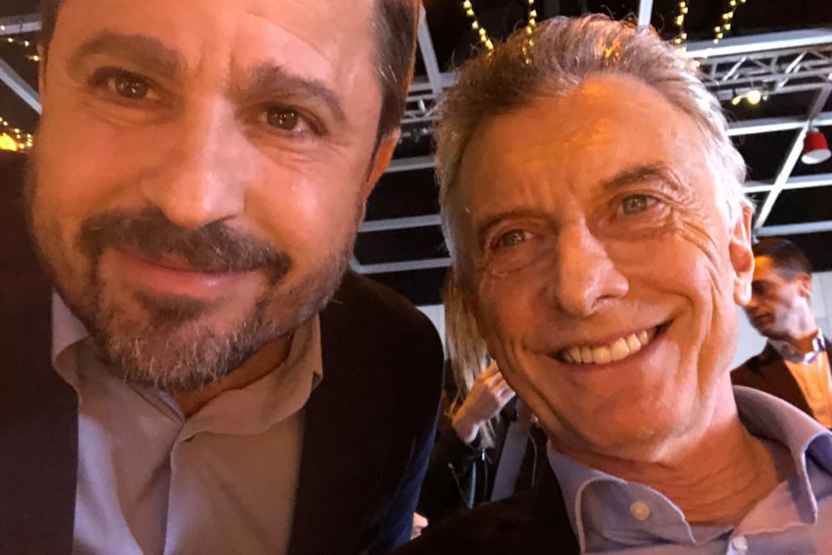 El diputado radical Martín Tetaz y el expresidente Mauricio Macri