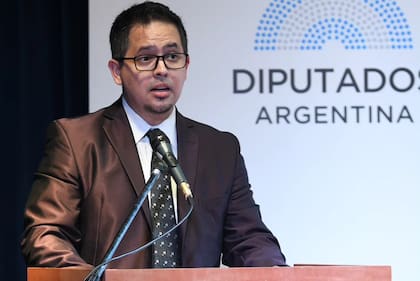 El diputado Santiago Pauli de LLA