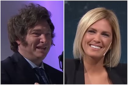 El diputado y la periodista se cruzaron en un programa de televisión y hablaron de la buena relación que los une (Foto: Captura de video)