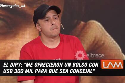 El Dipy hizo una fuerte revelación durante un programa televisivo