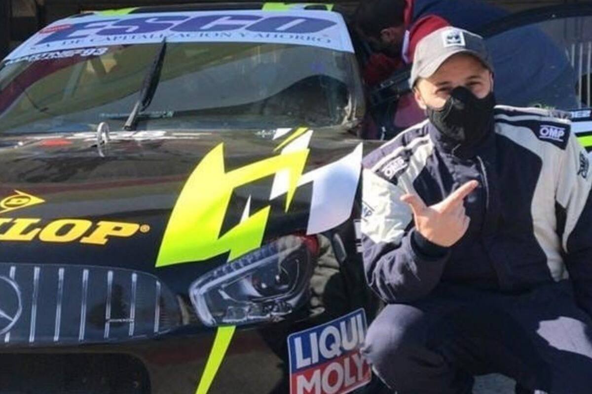 El Dipy protagonizó un impactante accidente en la primera vuelta de la carrera del Top Race Junior