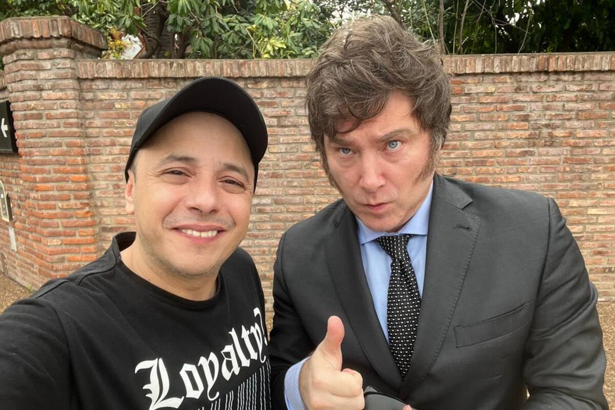 El Dipy y Javier Milei