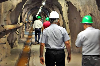 El dique Potrerillos por dentro