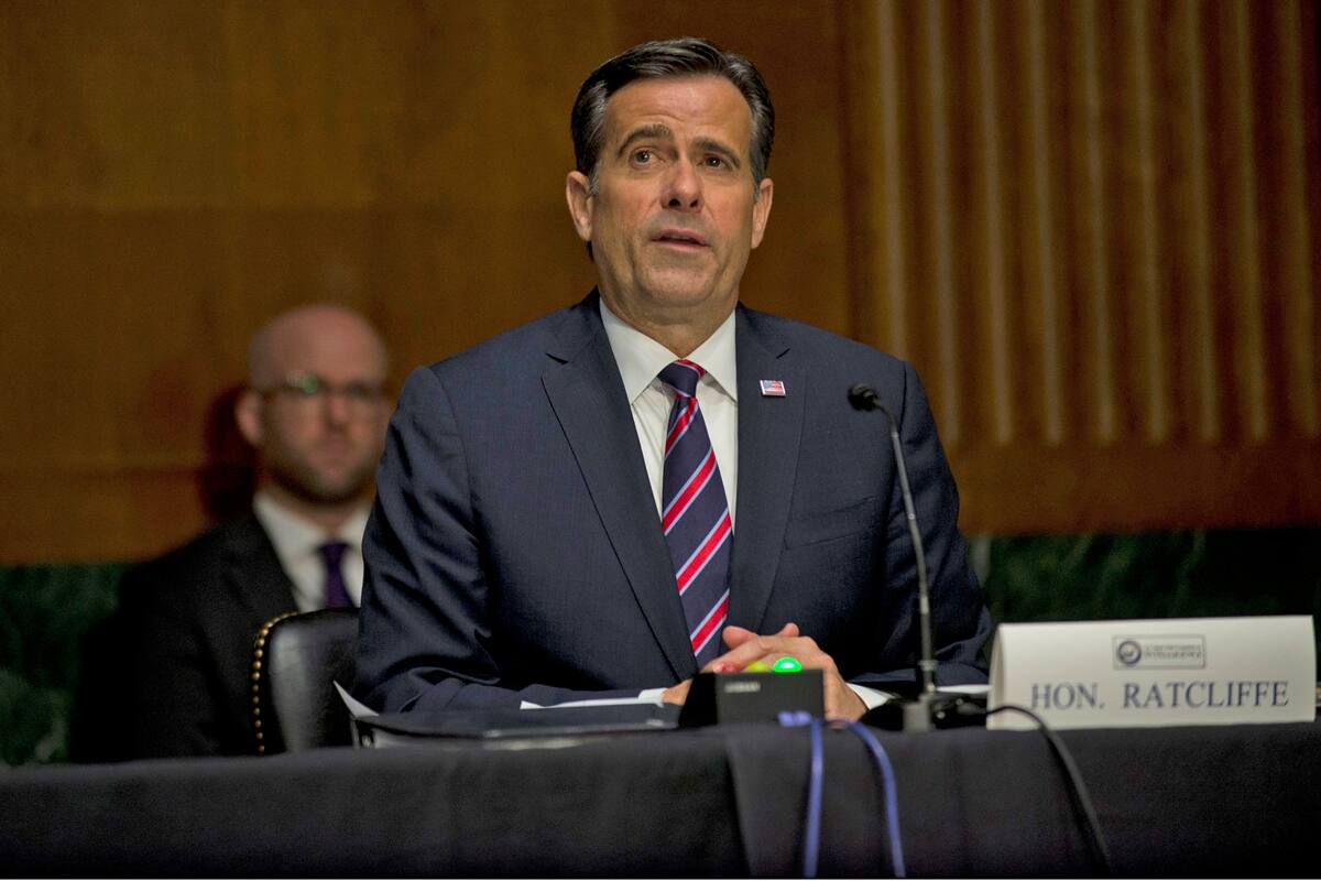 El director de la Inteligencia Nacional, John Ratcliffe