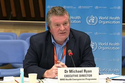El director de programas de emergencia de la OMS, Michael Ryan