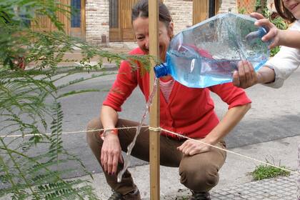El Director de proyectos de la ONG Un árbol para mi vereda, Lisandro Grané, invita a los que tienen un espacio verde, y a los que no también, a ser creadores de bosques