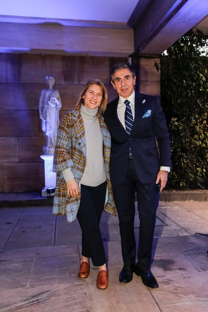 El director del Banco Macro, Damián Pozzoli, y su esposa María Pozzoli