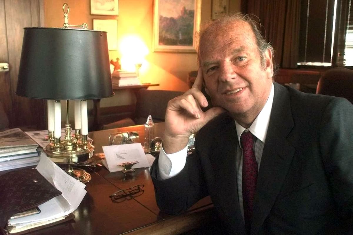 El director del diario La Nación, Bartolomé Mitre, en su despacho