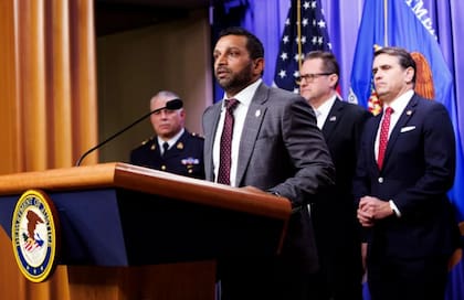 El director del FBI, Kash Patel (Archivo)