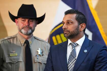 El director del FBI, Kash Patel, durante una conferencia de prensa