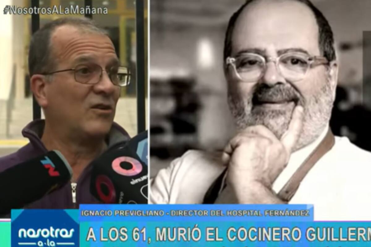 El director del Hospital Fernández habló del estado de salud de Guillermo Calabrese (Foto: Captura / eltrece)