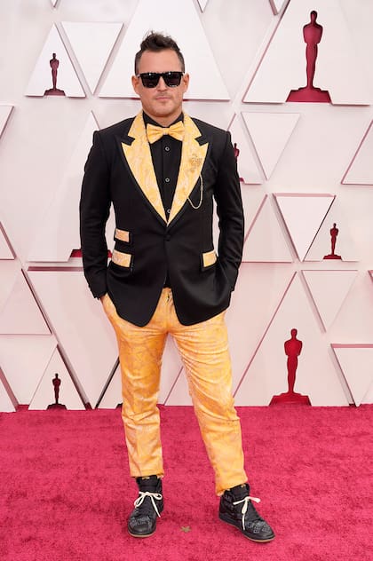 El director Martin Desmond Roe, uno de los primeros en llegar a la red carpet de Los Ángeles