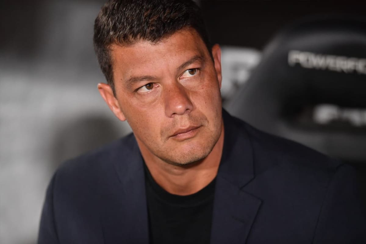 El director técnico de Boca Juniors, Sebastián Battaglia.