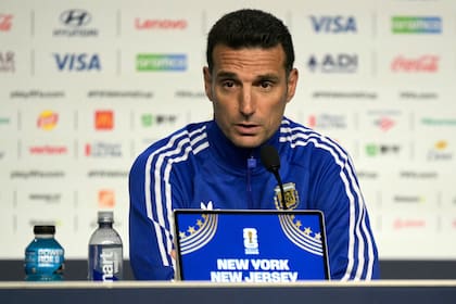El director técnico de la selección argentina, Lionel Scaloni