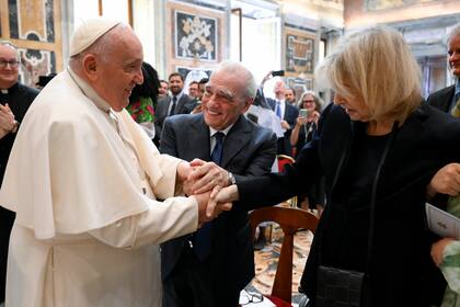 El director y su esposa estuvieron reunidos con el Papa Francisco en el marco de una serie de eventos en los que participa el realizador en Italia