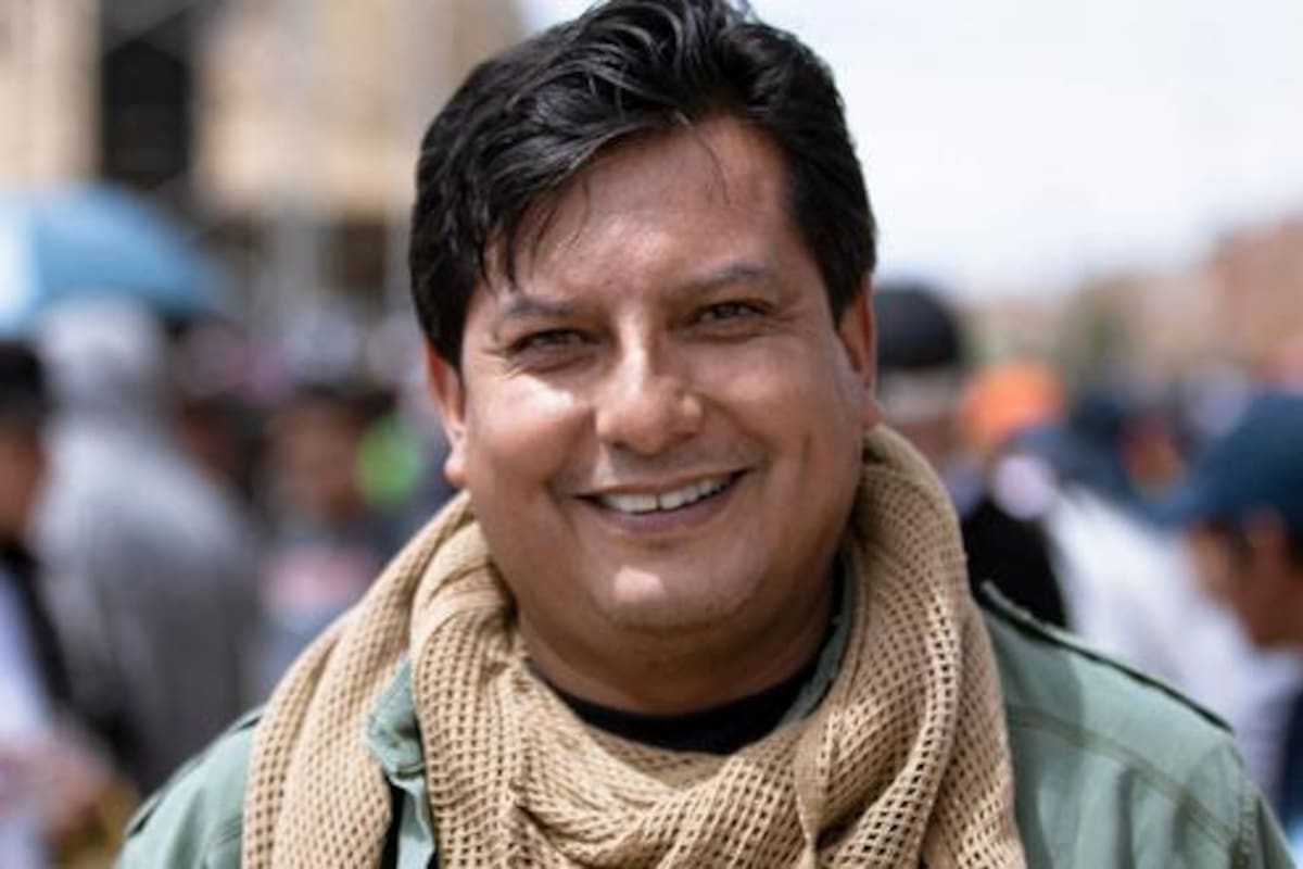 El dirigente estudiantil de Bolivia Max Mendoza.