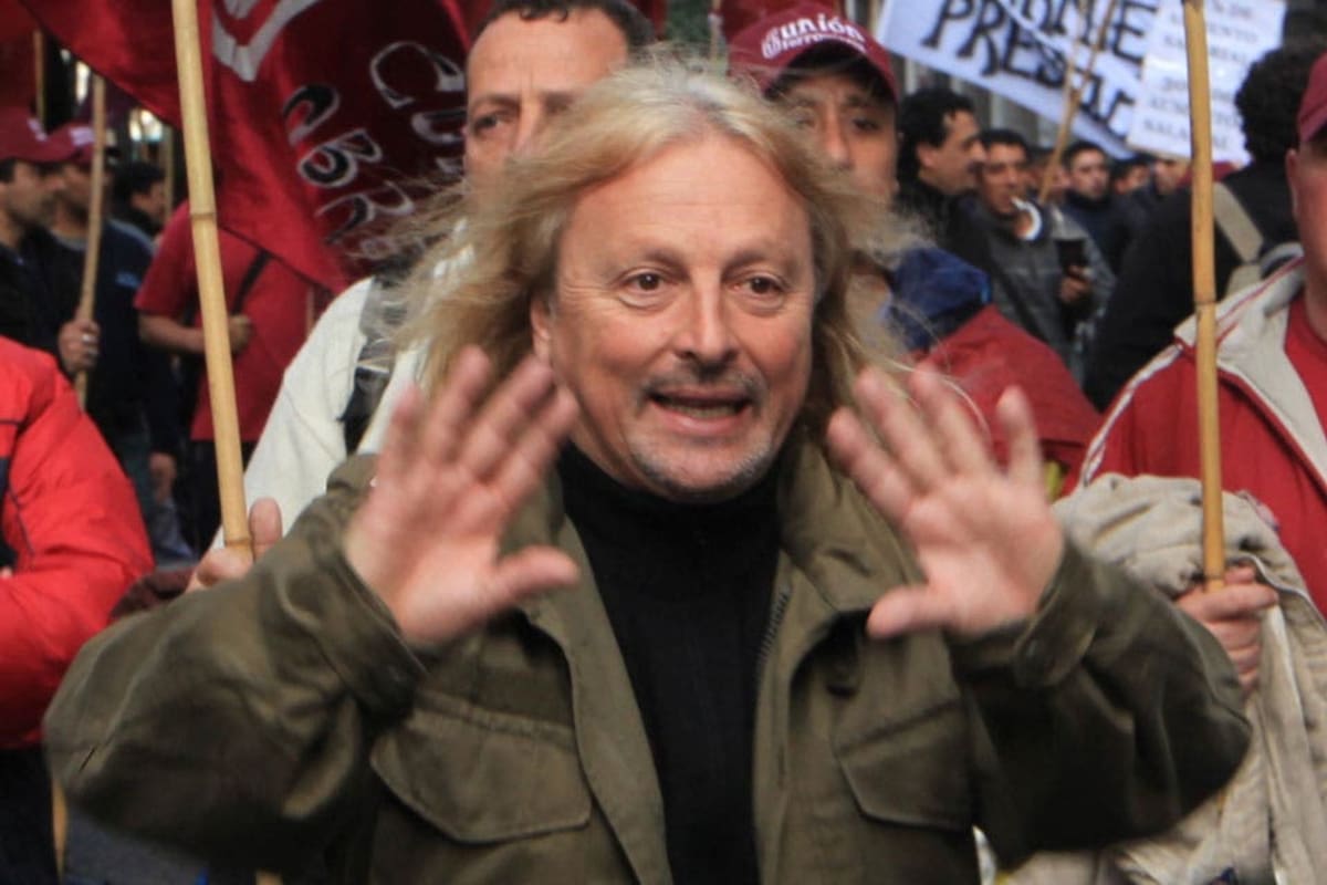 El dirigente gremial también apuntó contra la CGT